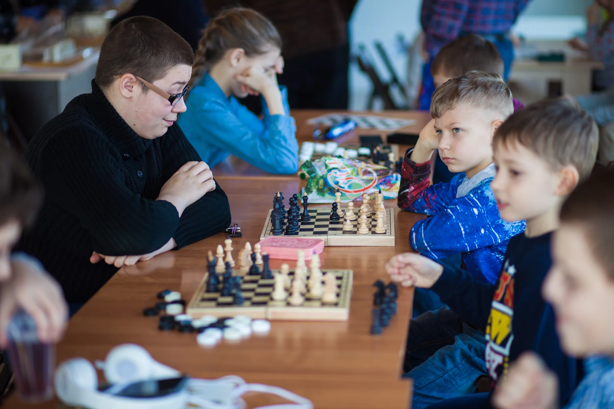 Любительский турнир по шахматам и шашкам в жилом районе "Гармония" - фото 1