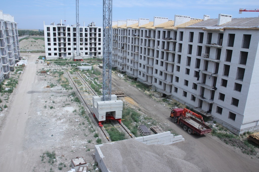 Ход строительства квартир в ЖР Гармония за Июль 2014 г.Михайловск