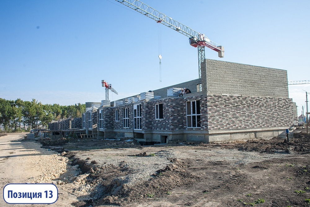 Ход строительства квартир в ЖР Гармония за Август 2019 г.Михайловск