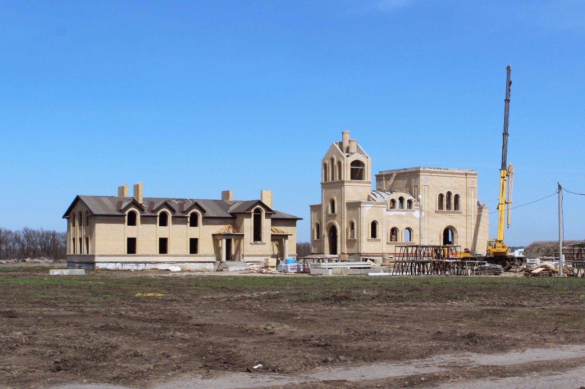 Ход строительства Храма св. вмч. Артемия в ЖР Гармония за Апрель 2017