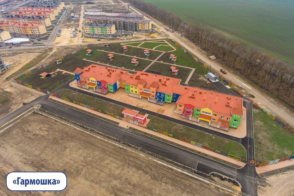 Ход строительства детского сада "Гармошка" в ЖР Гармония за Ноябрь 2019