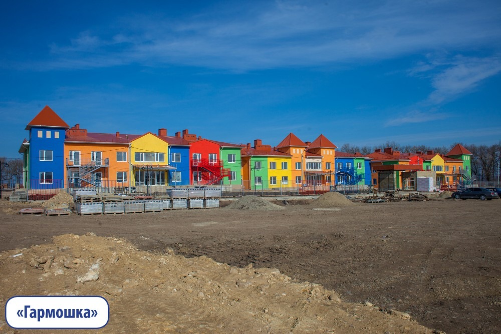 Ход строительства детского сада "Гармошка" в ЖР Гармония за Апрель 2019