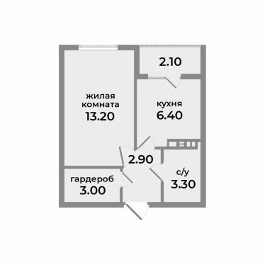 1 комн. кв. №243