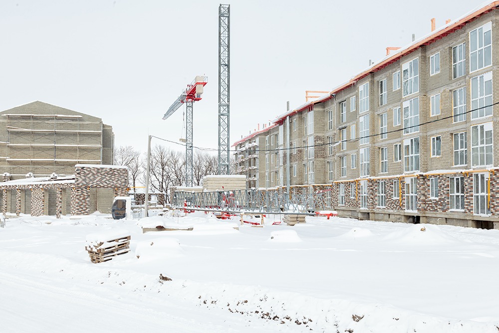 Ход строительства квартир в ЖР Гармония за Февраль 2021 г.Михайловск
