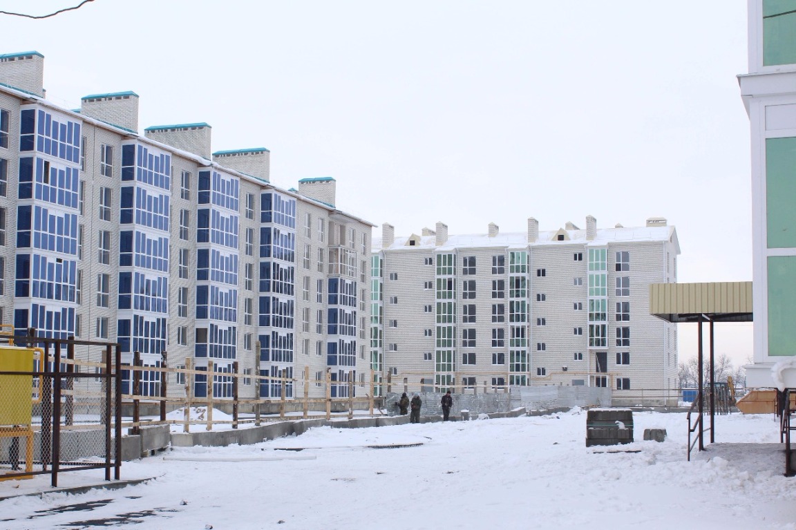 Ход строительства квартир в ЖР Гармония за Осень-Зима 2016 г.Михайловск