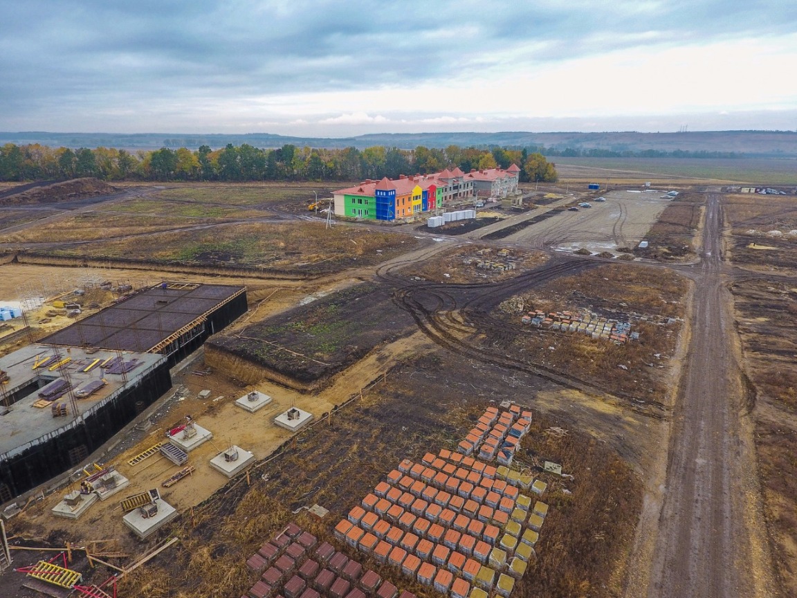 Ход строительства детского сада "Гармошка" в ЖР Гармония за Октябрь 2017