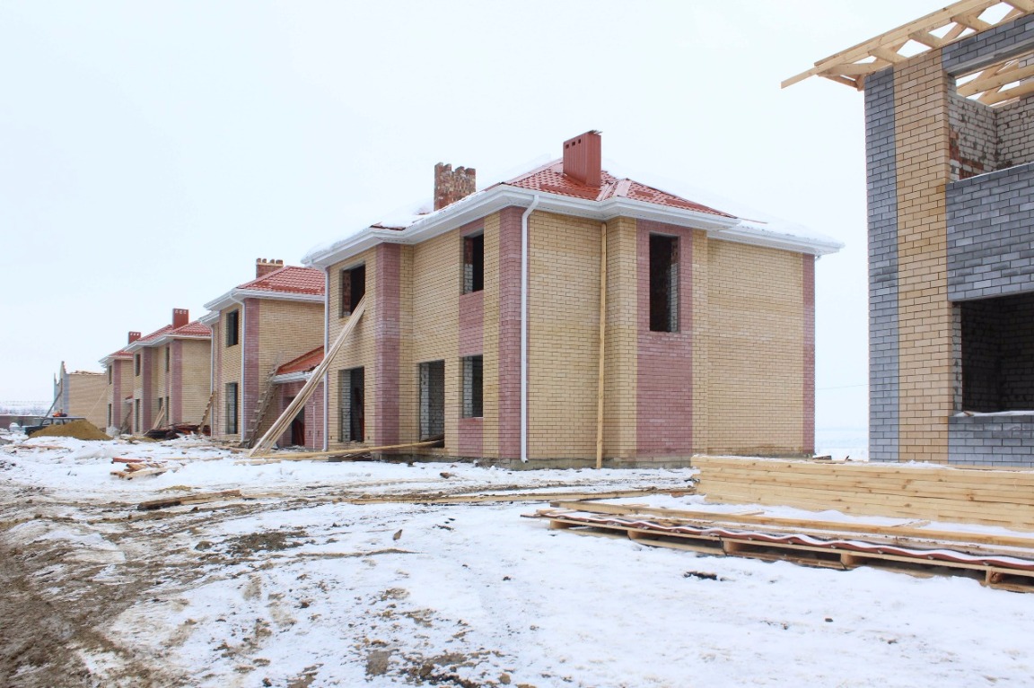 Ход строительства домов в ЖР Гармония за Январь 2017 г.Михайловск