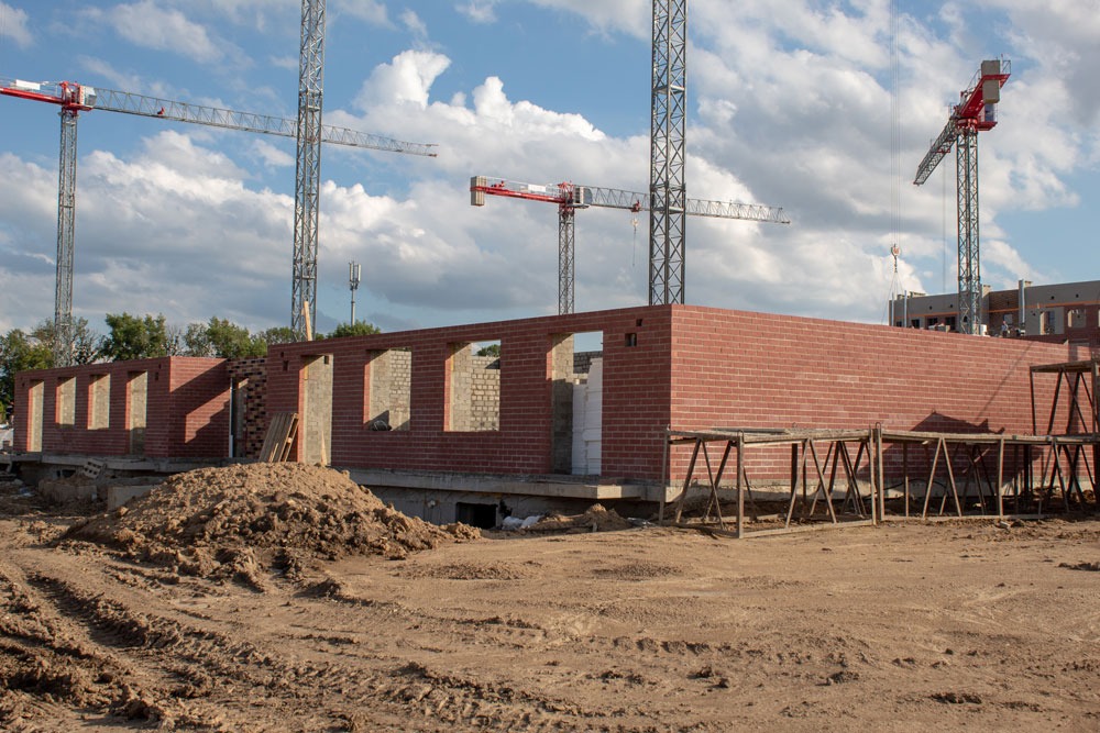 Ход строительства квартир в ЖР Гармония за Май 2021 г.Михайловск