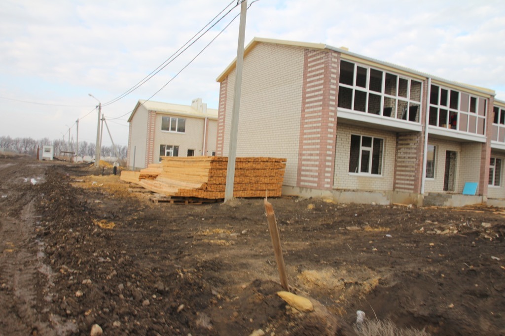 Ход строительства таунхаусов в ЖР Гармония за Январь 2015