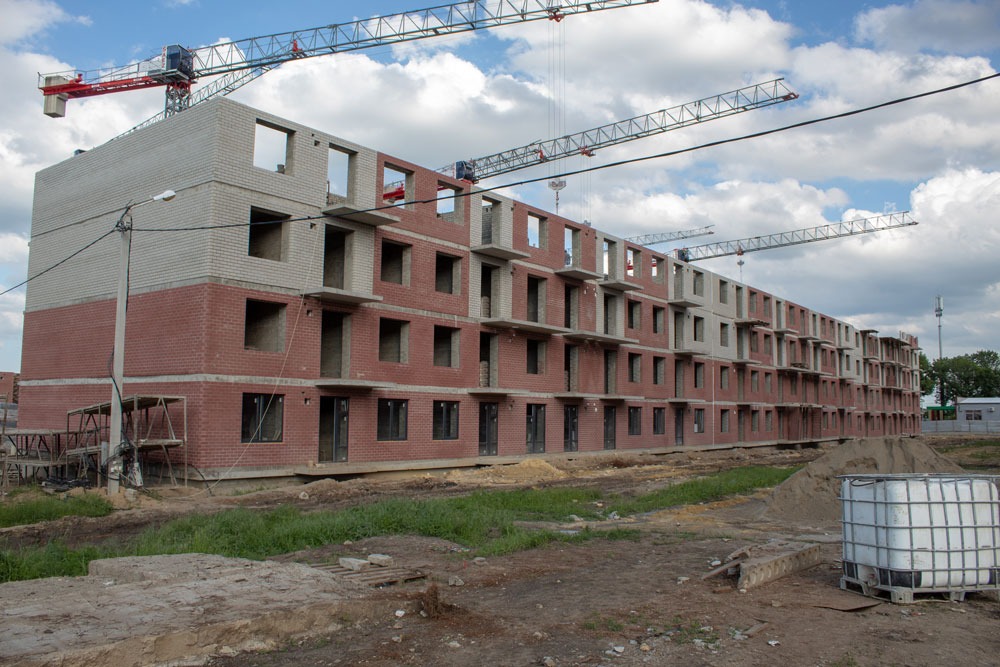 Ход строительства квартир в ЖР Гармония за Май 2021 г.Михайловск