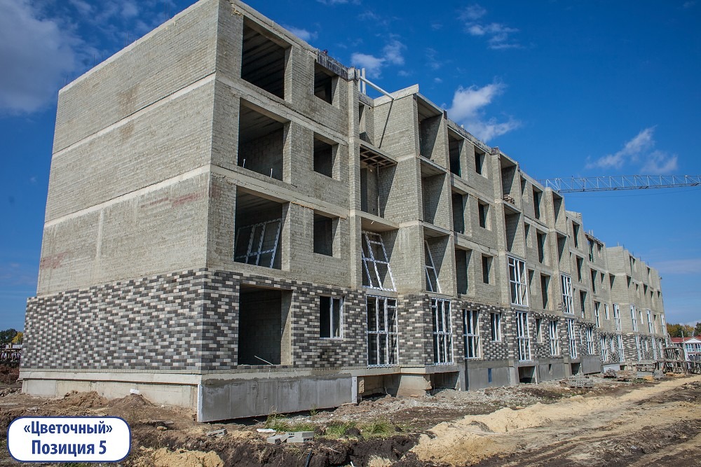 Ход строительства квартир в ЖР Гармония за Сентябрь 2019 г.Михайловск