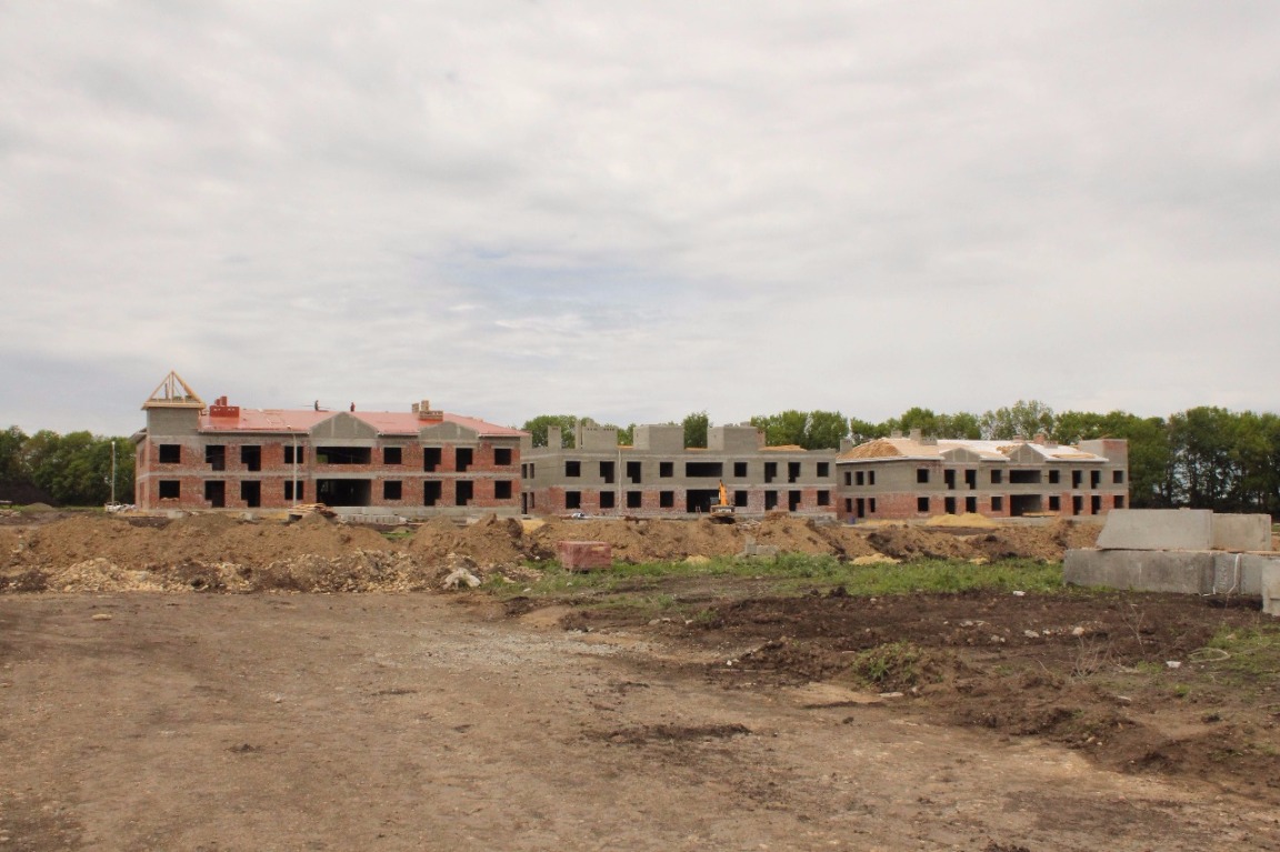 Ход строительства детского сада "Гармошка" в ЖР Гармония за Май 2017