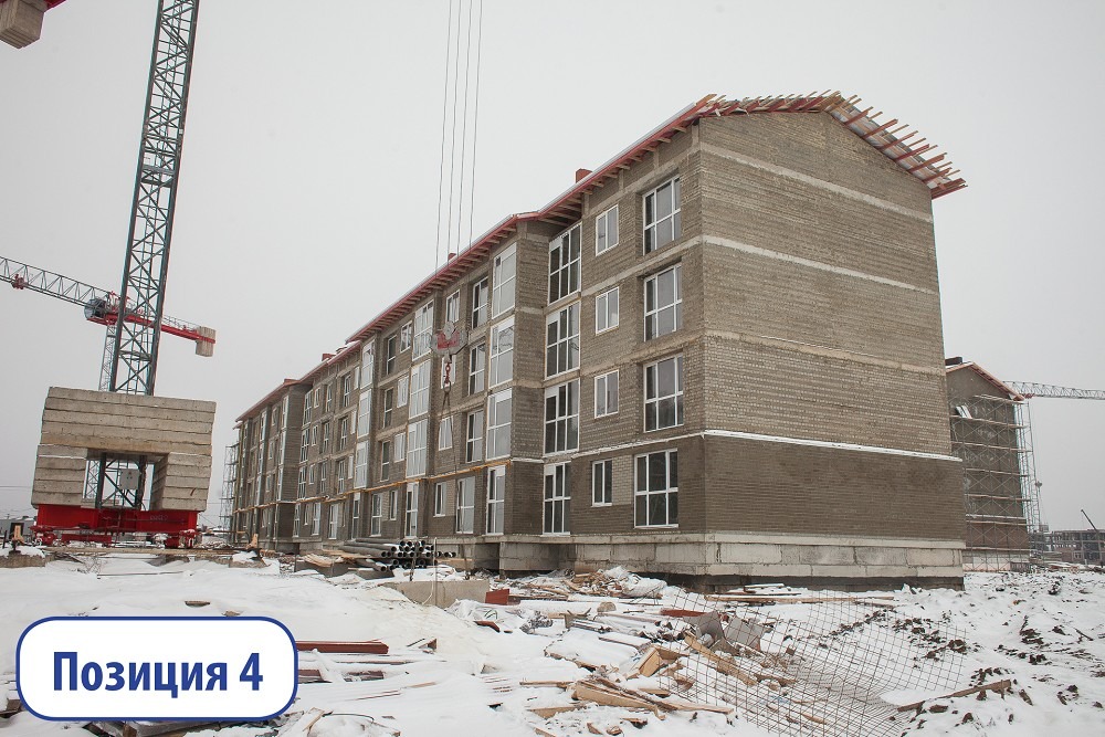 Ход строительства квартир в ЖР Гармония за Январь 2019 г.Михайловск