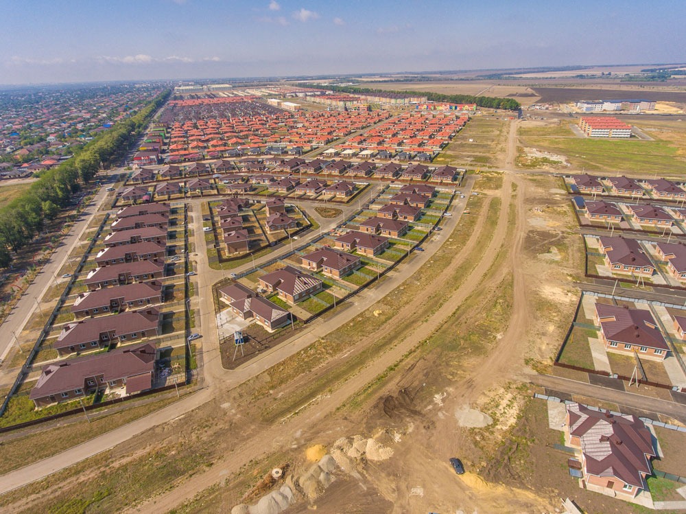 Ход строительства домов в ЖР Гармония за Август 2020 г.Михайловск