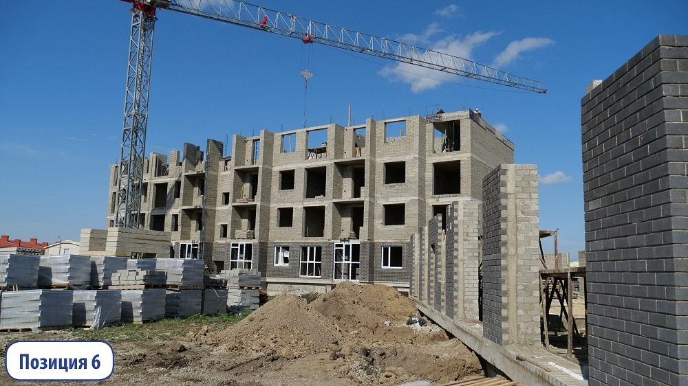 Ход строительства квартир в ЖР Гармония за Июль 2019 г.Михайловск