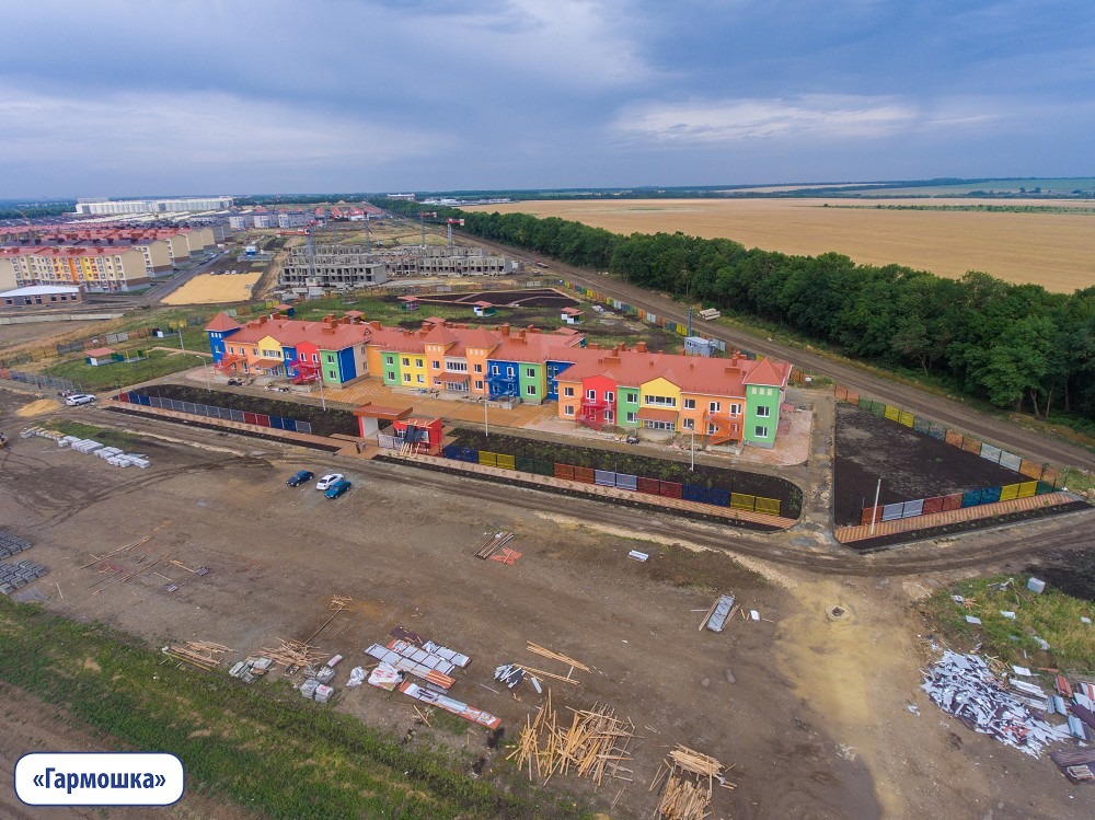 Ход строительства детского сада "Гармошка" в ЖР Гармония за Июнь 2019