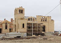 Ход строительства Храм святого великомученика Артемия. Март 2017
