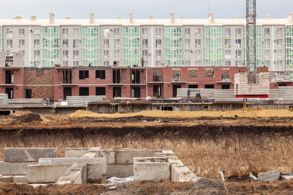 Ход строительства квартир в ЖР Гармония за Январь 2021 г.Михайловск