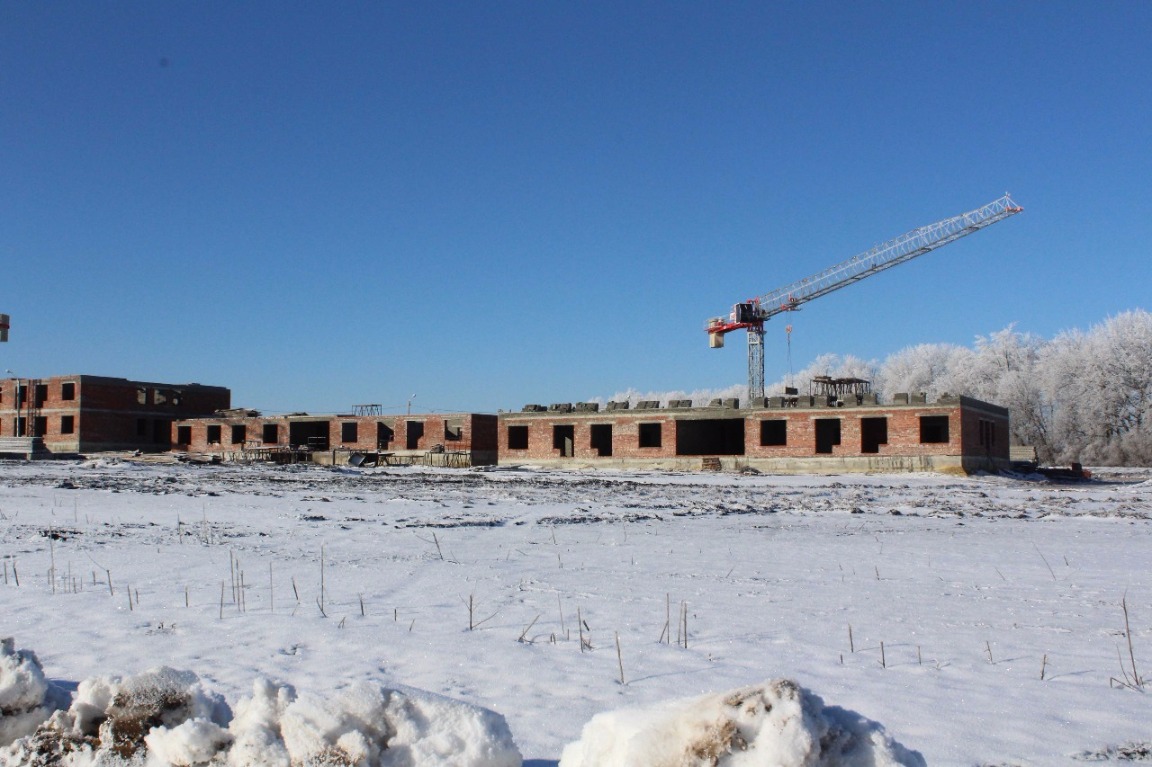 Ход строительства детского сада "Гармошка" в ЖР Гармония за Февраль 2017