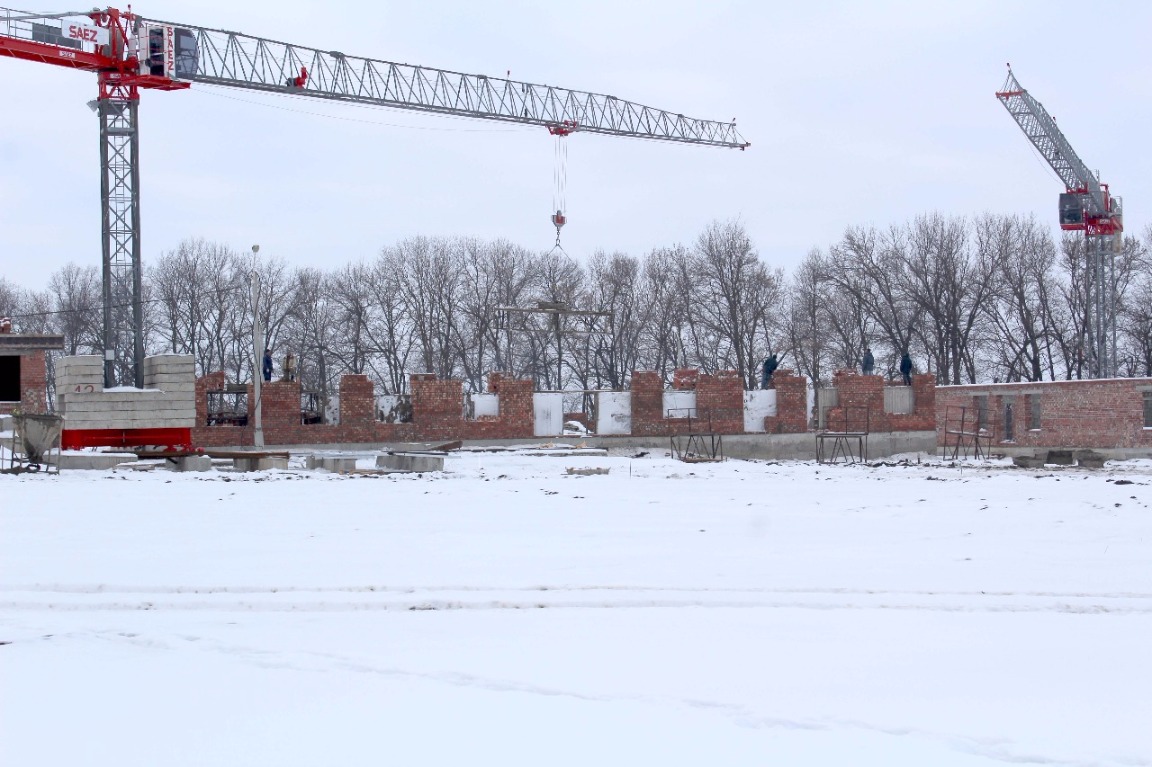 Ход строительства детского сада "Гармошка" в ЖР Гармония за Декабрь 2016