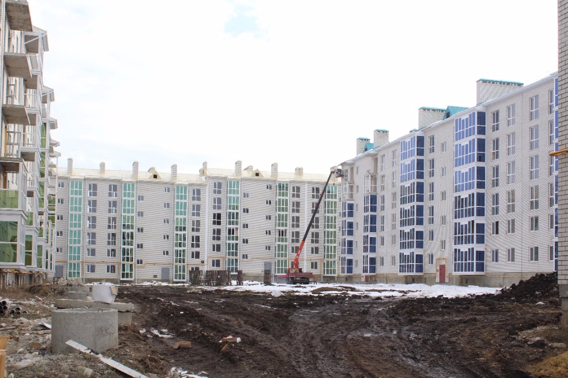 Ход строительства квартир в ЖР Гармония за Январь 2017 г.Михайловск