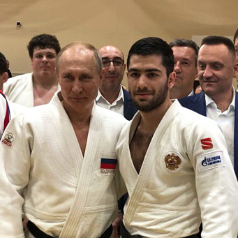 Ставропольский дзюдоист принял участие в совместной тренировке с Владимиром Путиным