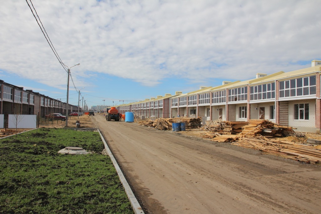Ход строительства таунхаусов в ЖР Гармония за Март 2015