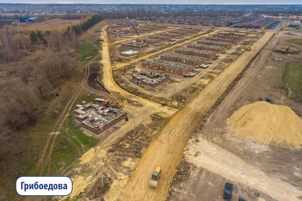 Ход строительства домов в ЖР Гармония за Ноябрь 2019 г.Михайловск
