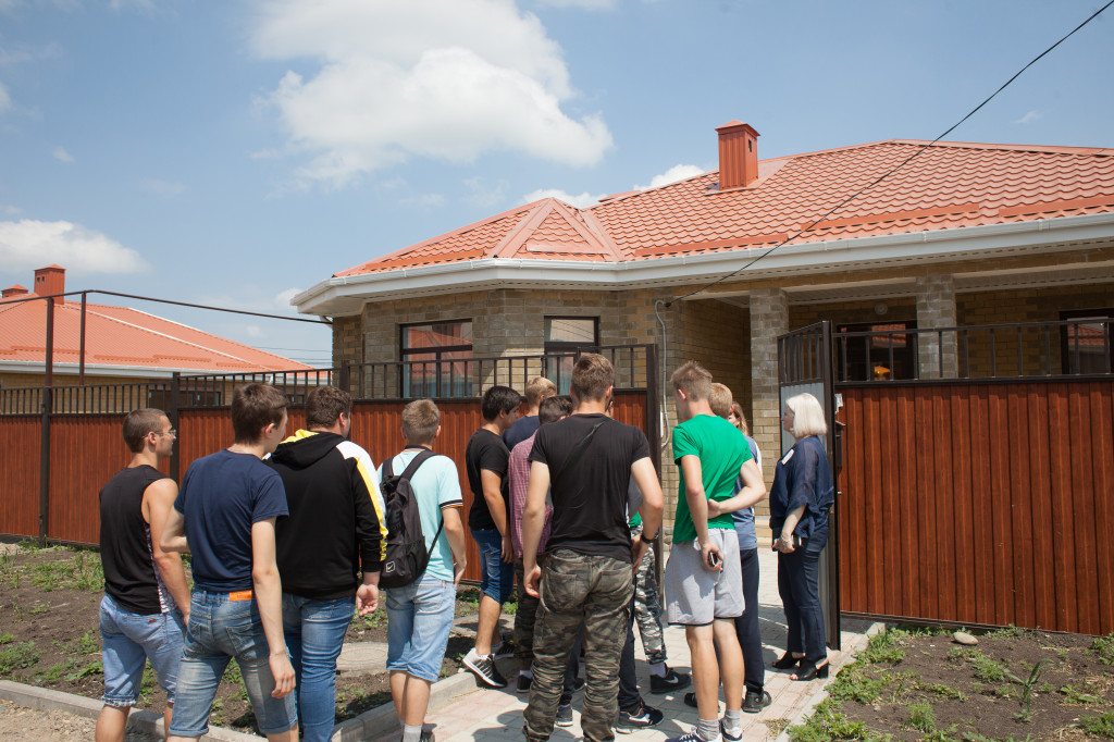 Презентация одноэтажного особняка в "Гармонии" студентам из Ипатово