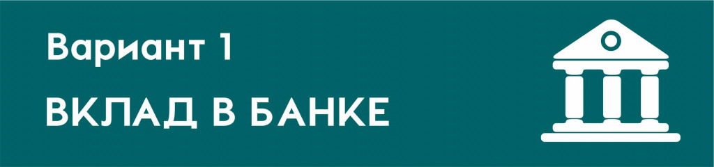 Вариант 1: Вклад в банке Вариант 1: Вклад в банке