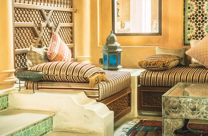 Убранство дома в арабском стиле