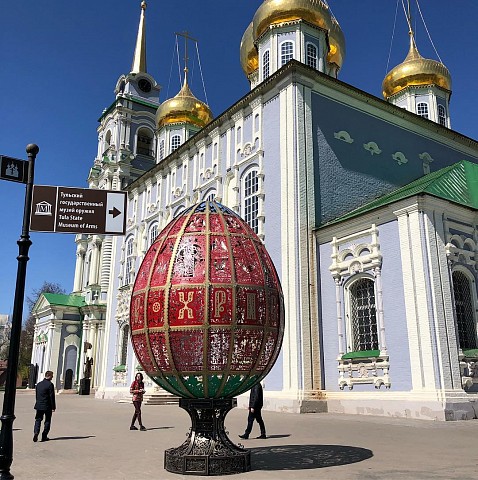 Работа мастеров «Православной мастерской Захарченко» украсила Тульский кремль