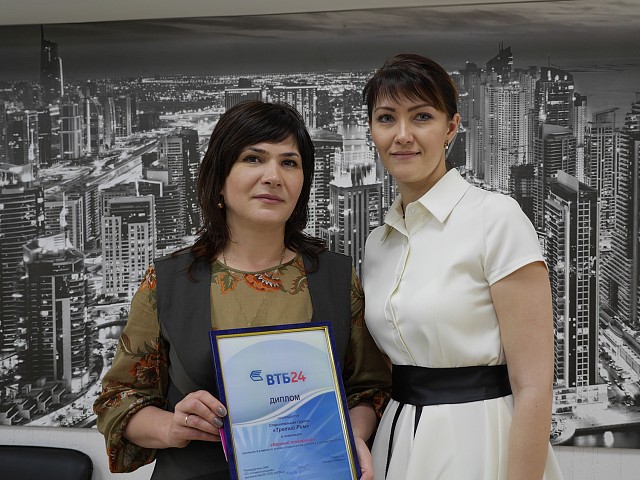 Строительная группа «Третий Рим» получила награду банка ВТБ 24